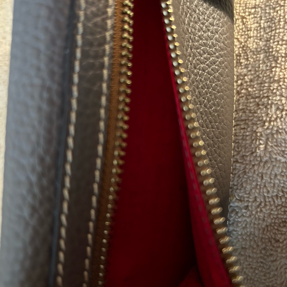 Dooney & Bourke Gray and Brown Wallet - Picture 6 of 10